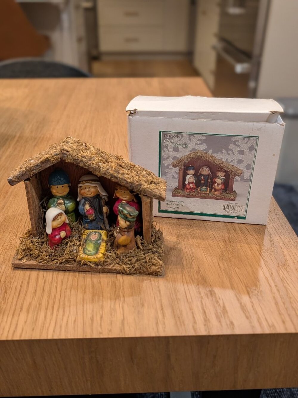 Dicksons Christmasville Ronnie Walter Nativity Figurine w/ Original Box